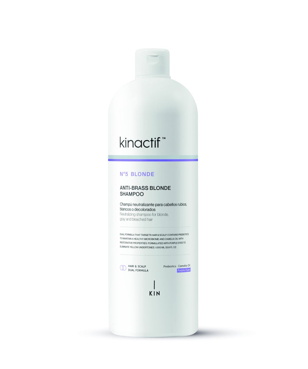 Extra hamvasító sampon - Kinactif N5 Blonde Silver 1000ml